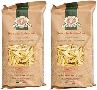 Rustichella d'Abruzzo Cavatelli, Hand-Carved Pasta, Perfect for Soup & Ragù, Classic Durum Wheat from Italy, 500g, 2-Pack