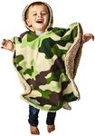 Birdy Boutique Car Seat Poncho for Kids – Safe to Use Over Seat Belts – Reversible Warm and Cozy Blanket – Easy on Easy Off and Doesn’t Impact Car Seat Performance – Camo and Bear – One Size