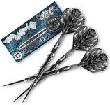 Shot! Darts Tribal Weapon Series 4-Steel Tip Dart Set-Centre Weighted-90% Tungsten Barrels (22)