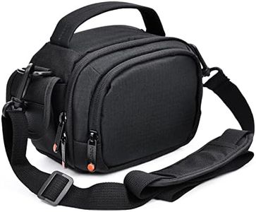 FOSOTO Camcorder Video Camera Shoulder Bag for Handycam Digital Camera Compact Camera for Panasonic HC-V180 V777 / Sony HDR-CX405 CX240E CX625, FDR-AX43 AX53, Black, Camcorder Bag