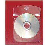 Cardinal HOLDit! Self-Adhesive CD or DVD Pockets, 5 x 5 Inches, Clear, 10 Pockets per Bag (21845)