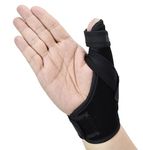 U.S. Solid Thumb Spica Splint- Thumb Brace for Arthritis or Soft Tissue Injuries, Lightweight and Breathable, Stabilizing and not Restrictive, Fits Both Hands, a Product (Large/XL)