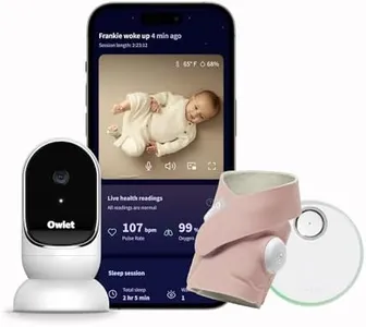 Owlet® Dream Duo Smart Baby Monitor: FDA-Cleared Dream Sock® plus Owlet Cam 2- Tracks & Notifies for Pulse Rate & Oxygen while viewing Baby in 1080p HD WiFi Video