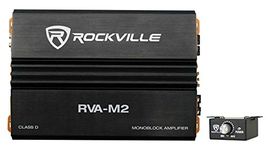 Rockville RVA-M2 2500w Peak/625w Dyno-Certified RMS @ 1 Ohm Amplifier Mono Car Amp+Remote