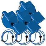 Fox 40 Classic w/Breakaway Lanyard 3 Pack (Blue)