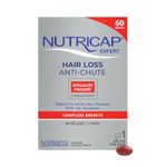 NUTRISANTE Nutricap Pack Hair Loss Treatment - Help Reduce Hair Loss - Support Stronger Longer Hair - Patented Complex - Vitamin E, Zinc, Biotin - 60 softgels capsules - 2 month treatment