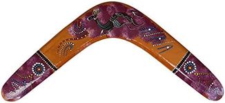 Finecraft Australia Large 18'' Wood Boomerang for Kids and Adults