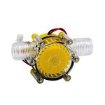 Water Turbine Generator Micro Hydroelectric Power Generator DIY LED Power Charging Tool DC 0-80V 10W (80V)