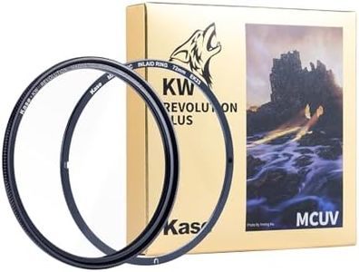 Kase 95mm KW Revolution Plus MCUV Magnetic Slim UV Filter, HD Optical Glass, Double-Sided Waterproof & Scratch-Resistant, 1-Second Snap-on for Canon Nikon Sony Lens (with Inlaid Ring)