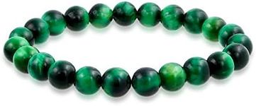 Semi Precious Gemstone Green Tiger-