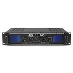 Skytec SPL-700 Stereo Power Amplifier Home HiFi 19 Inch Rack Mount PA DJ Amp with EQ Aux In700W