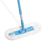 E-Cloth Flexi-Edge Floor & Wall Duster, Reusable Dusting Mop for Floor Cleaning, Floor Cleaner Ideal for Harword, Tile, Laminate and other Hard Surfaces, 100 Wash Promise, 1 Pack