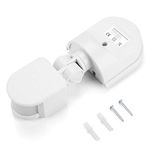 Adjustable PIR Body Motion Infrared Sensor Detector Light Bulb Switch with Installation screws(White)