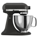 KitchenAid Artisan Series 5 Quart Tilt-Head Stand Mixer, Cast Iron Black, KSM150PSBK