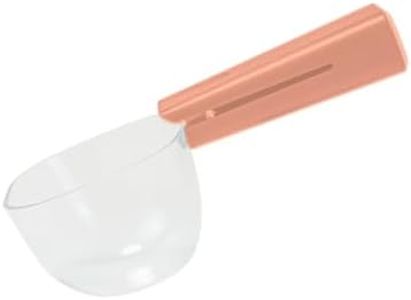FENENIK Food Scoop, Pet Cat Dog Food Cup Capacity Cat Food Scooper With Sealing Clip, Ice, Coffee Bean, Flour Scoop Pink