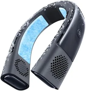 TORRAS COOLiFY 2S Neck Fan [2025 Upgraded], 28H Extended Battery Life, Neck Fans that Blow Cold Air, APP Control, Portable Neck Fan, Neck Air Conditioner for Travel, Work, Hiking. Black