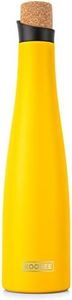 koodee Wine Bottle - 24 oz Insulated Stainless Steel Wine Bottle with Double Wall Vacuum Sealed Lids,for Wine Lovers Keeps Wine Cold for 24 Hours and Hot for 12 Hours (Yellow,700ml)