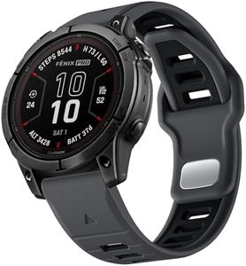 Negatta 22mm Quick Fit Correa Compatible Con Garmin Fenix 7/7 Pro/6/6 Pro/5/5 Plus, Forerunner 965/955/945/935/745, Approach S70 47mm/S62/S60/Epix 2/2 Pro 47mm, Banda De Silicona Para Garmin Instinct