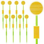 Driveway Markers Reflectors,Professional Reflective Driveway Markers for Snow Plowing, 50.5Inch Fiberglass Pole Double Sided Reflectors for Driveway,Different Heights of Reflective (8 Pcs)