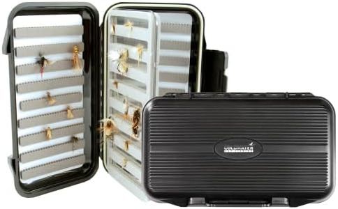 Fly Box-Large Fishing "Go To" Fly Box with Swing Leaf Center