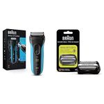 BRAUN Series 3 3040 Wet and Dry Shaver + Series 3 32B Replacement Head