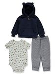 Carter's Baby Boys' Sherpa Ears 3-Piece Pants Set Outfit