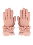 FabSeasons Water resistant Winter gloves with Touchscreen finger for Girls and Women, fits for 10 years & above