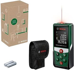 Bosch télémètre laser UniversalDistance 40C (mesure précise de distances jusqu’à 40 m, connectivité Bluetooth, fonctions de mesure, dans boîte carton pour e-commerce)