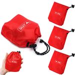 Panlom Small Drawstring Storage Pouch - Folding Outdoor Travel Waterproof Dry Bag Beach Sand Bag for Organise Little Gadget (3pcs)