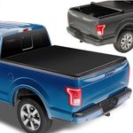 BBTEQEKN 5.5 FT Bed Soft Roll Up Tonneau Cover for 2015-2024 Ford F-150, Styleside/Fleetside Truck Cargo Topper (Not for Flareside/Stepside), 67 "