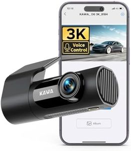 KAWA Dash Cam 3K with Voice Control, Included 32GB SD Card, WiFi Dash Camera for Cars, NightEagl Engine, Mini Hidden Dashcam Front, G-Sensor, Loop Recording, 24H Park Mode, APP, Support 256GB Max