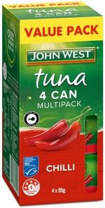 John West Chilli Canned Tuna Tempters 95 g (Pack of 4)