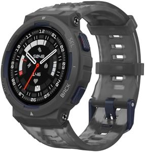 Amazfit Active Edge 46mm Smart Watch, Built in GPS, Ultra-Long 16-Day Battery Life, 10 ATM Water Resistance, for iOS and Android, Accurate Readings, Train Smarter with Zepp Coach™ (Midnight Pulse)