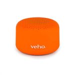 Veho MX Bluetooth speaker | Wireless | Portable | Travel | 12+ Hours battery life | UK Design | Orange