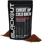 Blackout Coffee Covert Op Cold Brew Medium Roast - Perfect for Cold Brew, Drip, and Pour Overs - Small Batch Freshly Roasted in the USA - 12 oz Bag (Ground Coffee)