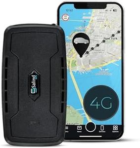 SALIND GPS Magnetic, up to 180 Days Battery - Car GPS Tracker for Vehicles, Motorcycles & Trucks, Car Tracker Device with Strong Built-in Magnet, Robust & Splash Proof - Real Time Car Tracking Device