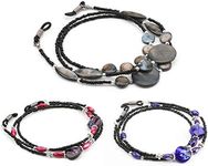 Hifot 3pcs Eyeglasses Chain, Shell 