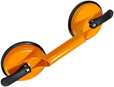Glass Suction Cups, Heavy Duty Aluminium Suction Cup Holder for Lifting Large Glass/Window/Tiles/Mirror/Granite/Floor Gap Fixer, Pack of 1