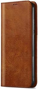 WHITBULL Slim Magnetic Closer Stand Leather Flip Case Cover for Apple iPhone 6 Plus/Apple iPhone 6s Plus - Brown