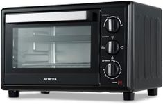 NETTA Mini Oven 30L Portable Electric Grill - Multi Cooking Function Grill and Bake - Adjustable Temperature Control, Timer - 1500W