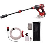 Einhell Power X-Change Cordless Pressure Washer Gun - 24 Bar, 240 l/h Portable Power Washer with Foam Sprayer & 5m Suction Hose - Hypresso 18/24-1 Jet Washer for Patio and Car (Battery Not Included)