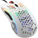 Glorious Gaming Mouse - Glorious Model D Honeycomb Mouse - Superlight RGB PC Mouse - 68 g - Matte White Wired Mouse