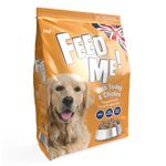 HiLife FEED ME! - Complete Dry Dog Food - Turkey Chicken Bacon Vegetables - Soft Moist & Meaty, Pack of 4 x 2kg