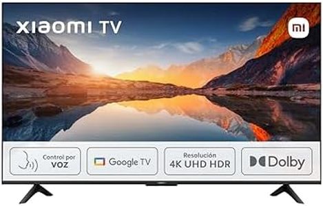 Xiaomi TV A 2025 65" - Smart TV 4K HDR, Google TV, Control por Voz, Dolby, Negro