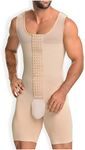 M&D 0061 Full Body Colombian Girdles for Men | Faja Colombiana para Hombre Beige