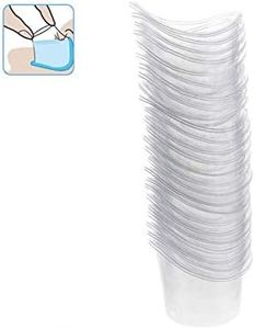 65 Pcs 5ml Disposable Eye Wash Cups Portable Plastic Measuring Cup Eye Flush Cleaning Cups