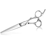 Professional Hair Cutting Scissors with Ultra Sharp Convex Blade, Cobalt Alloy Stainless Steel for Barber, Hairdressing Scissors for Men and Women, Beauty Salon