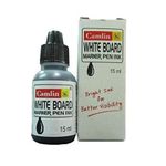 Kokuyo Camlin Ltd. White Board Marker Ink (15ml, Black) - Pack of 10