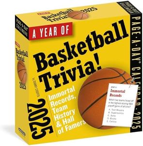 Year of Basketball Trivia Page-A-Day Calendar 2025: Immortal Records, Team History & Hall of Famers