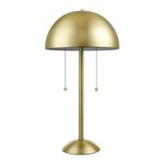 Novogratz x Globe Electric 12976 Table Lamp, Brass